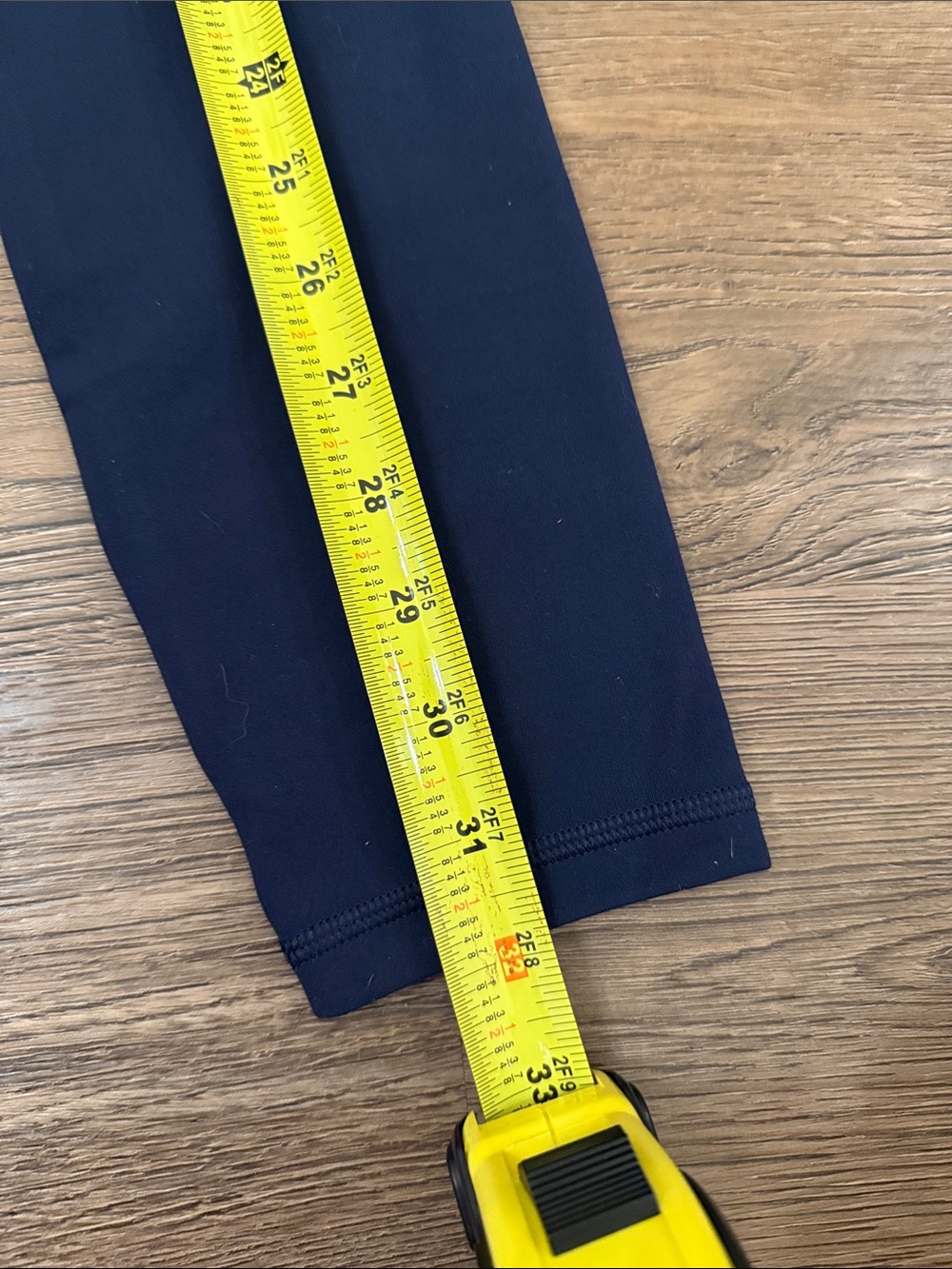 Athleta Navy High-Rise Elation 7/8 
Leggings Size Small NWT - Picture 2 of 6